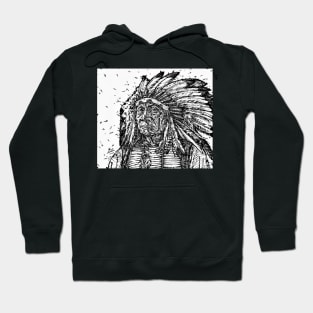 RED CLOUD ink portrait.2 Hoodie